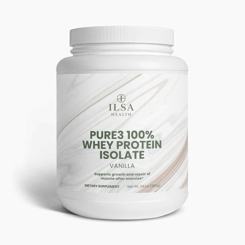 Pure3 100% Whey Protein Isolate (Vanilla)