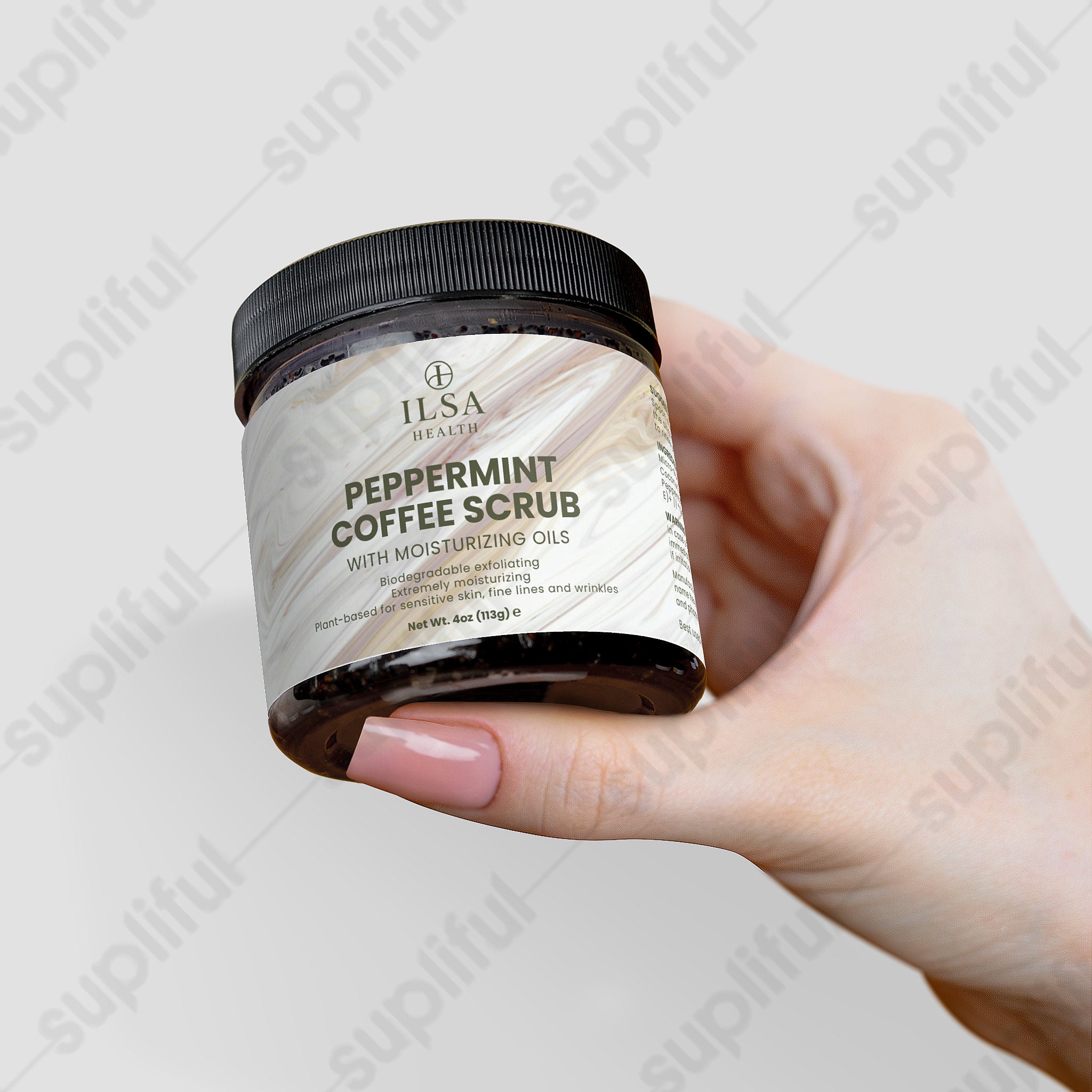 Peppermint Coffee Scrub