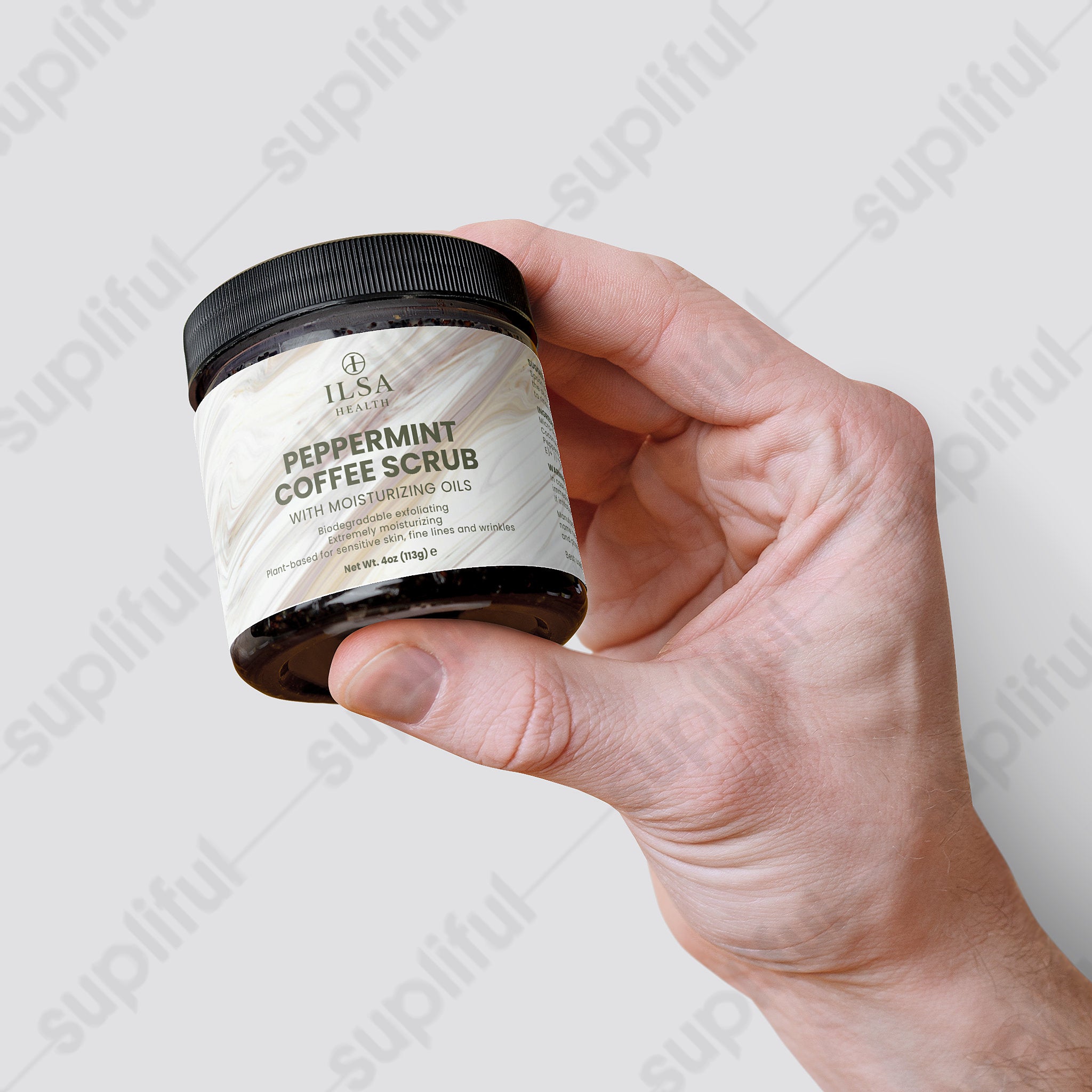 Peppermint Coffee Scrub