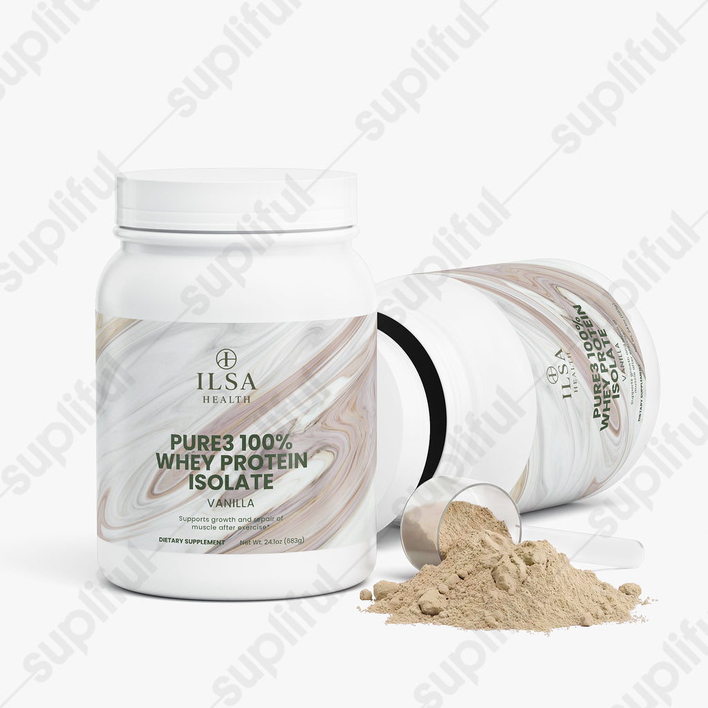 Pure3 100% Whey Protein Isolate (Vanilla)