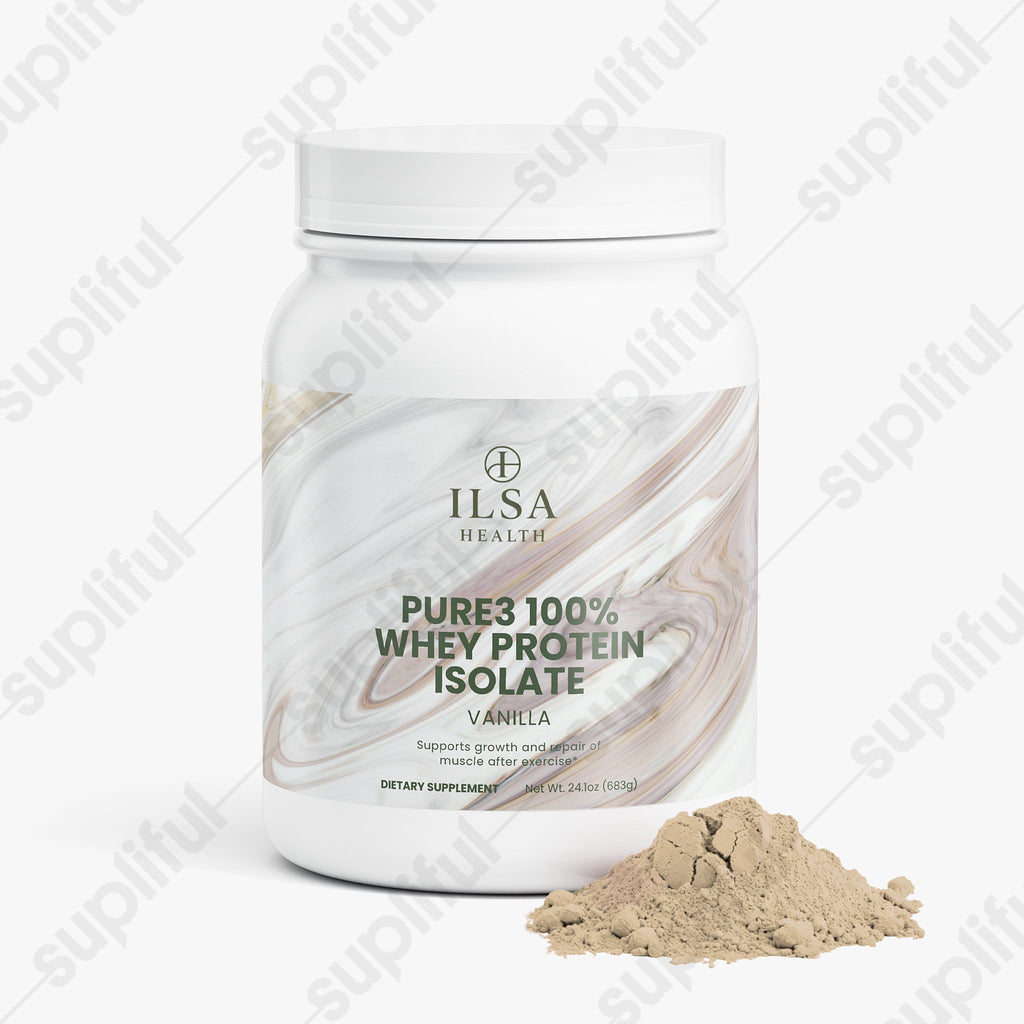 Pure3 100% Whey Protein Isolate (Vanilla)