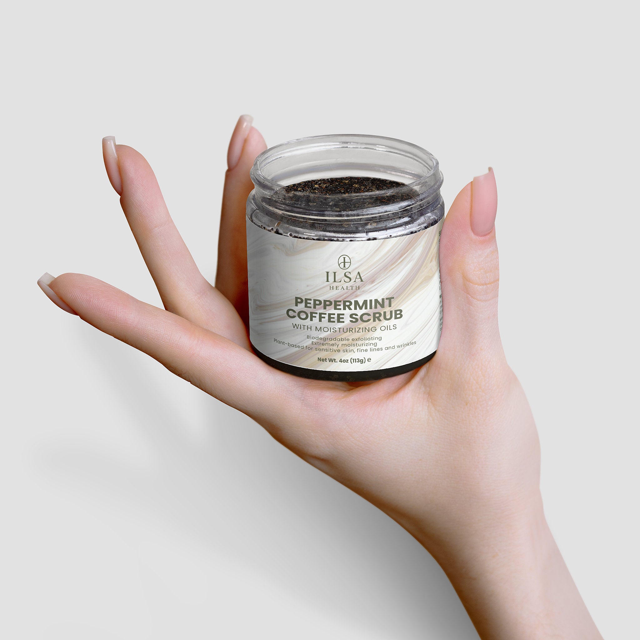 Peppermint Coffee Scrub