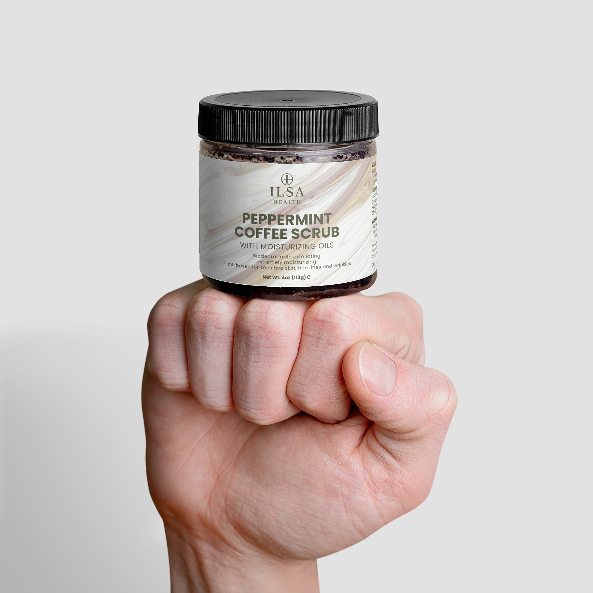 Peppermint Coffee Scrub