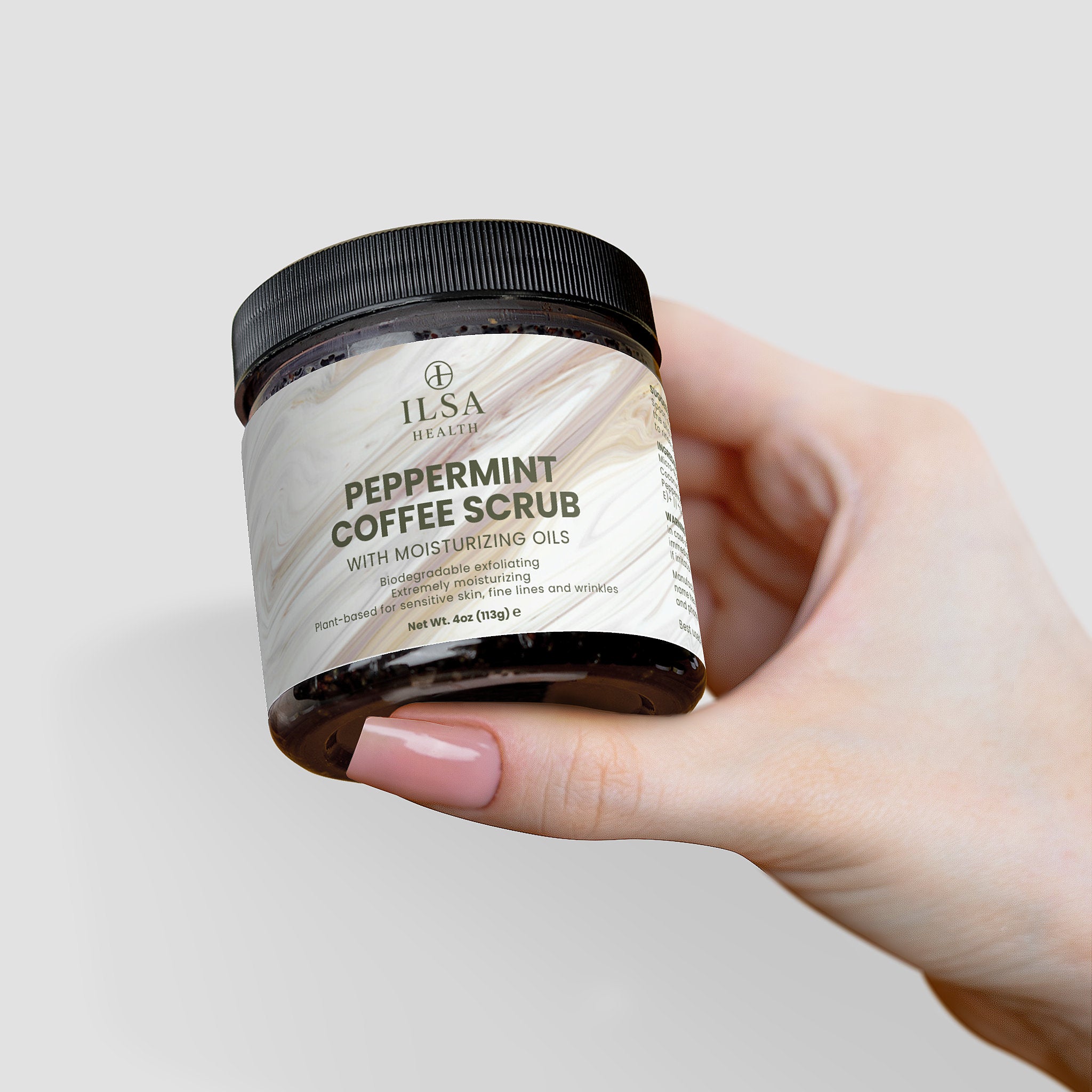 Peppermint Coffee Scrub