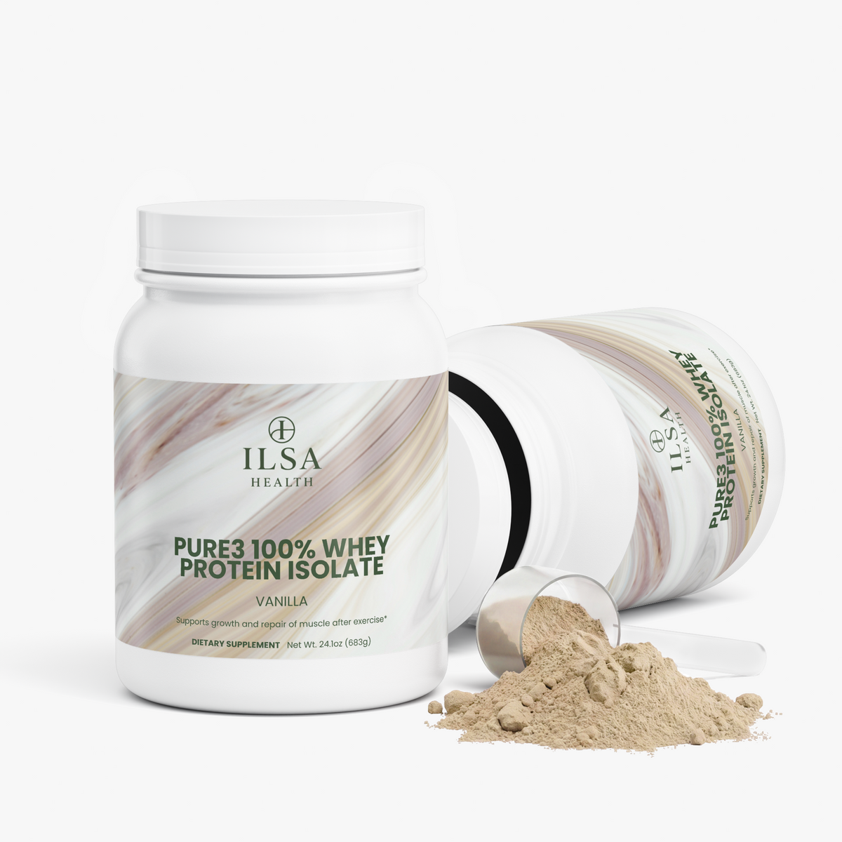 Pure3 100% Whey Protein Isolate (Vanilla)